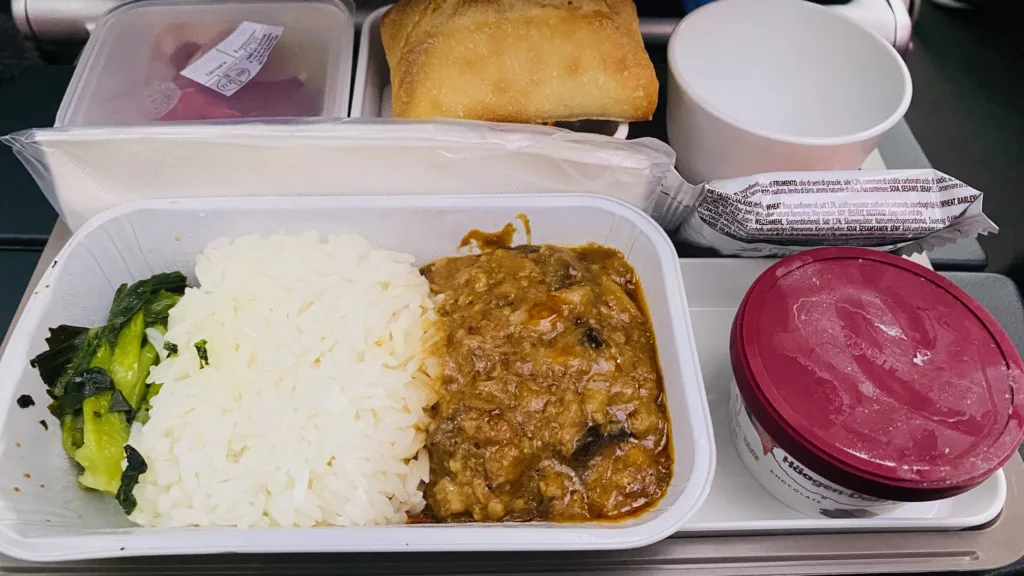 キャセイパシフィック航空　機内食