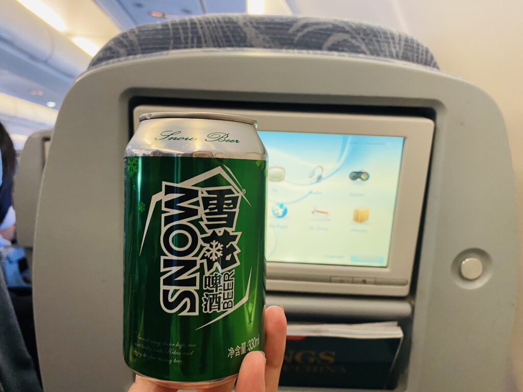 Air China　ドリンクサービス