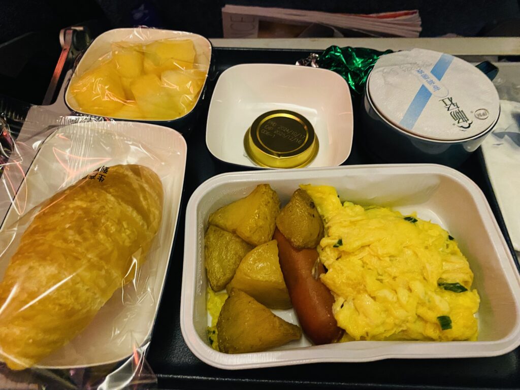 Air China　CA961機内食