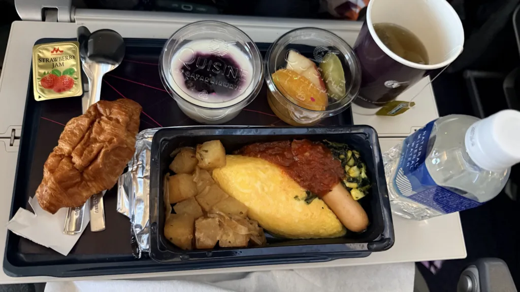 カタール航空　機内食