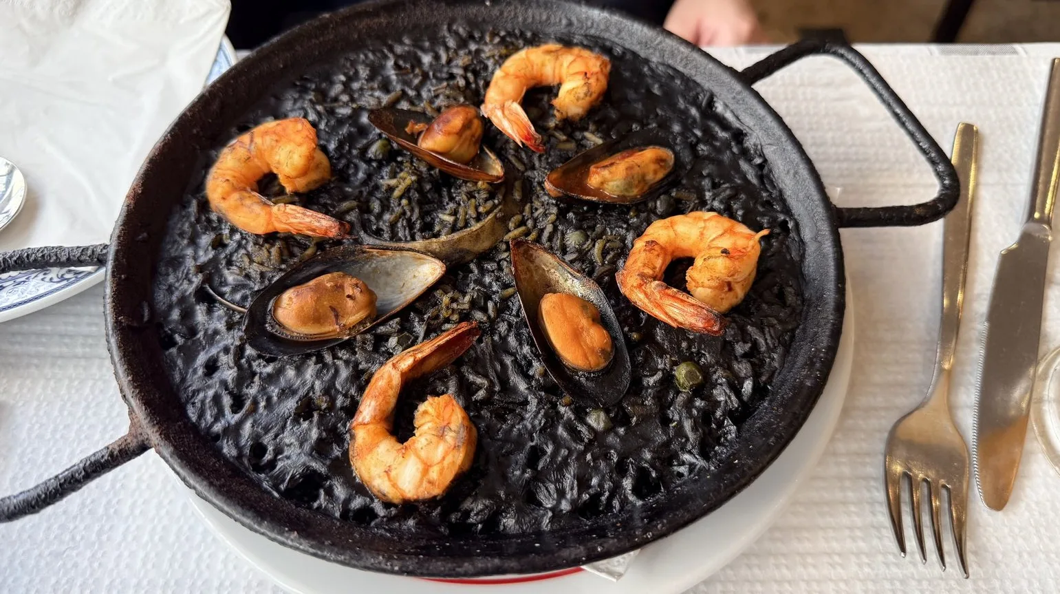 O castico restaurant イカ墨リゾット